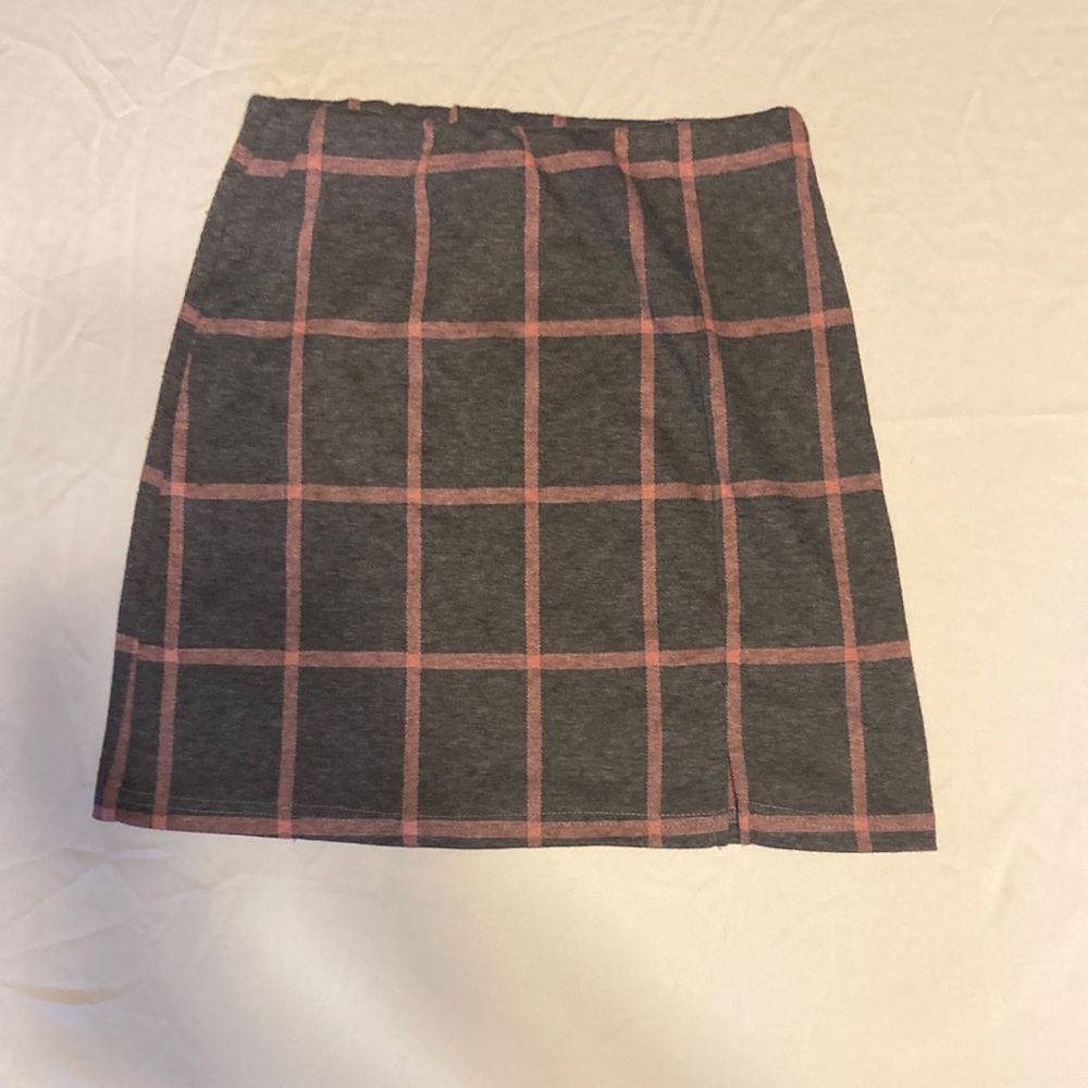 Dark grey and pink skirt